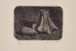 Still Life with Pinecone and Fragment of a Vase