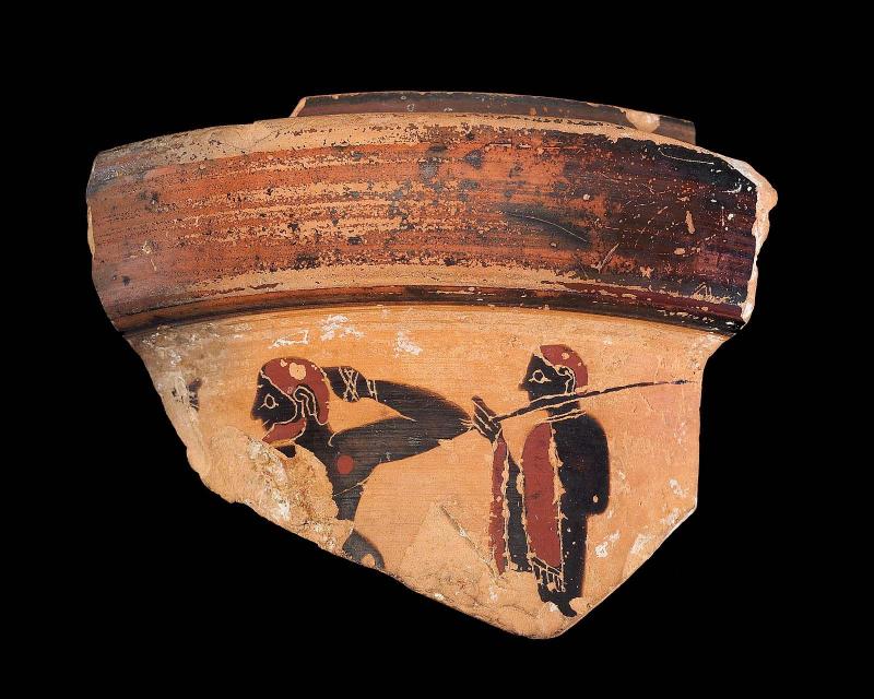 Fragment of two-handled jar (amphora)