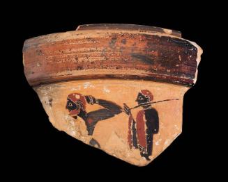Fragment of two-handled jar (amphora)