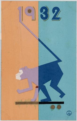 New Year's Card: Monkey