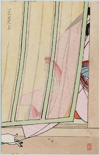 New Herbs I (Wakana I) from the series the Tale of Genji (Genji monogatari)