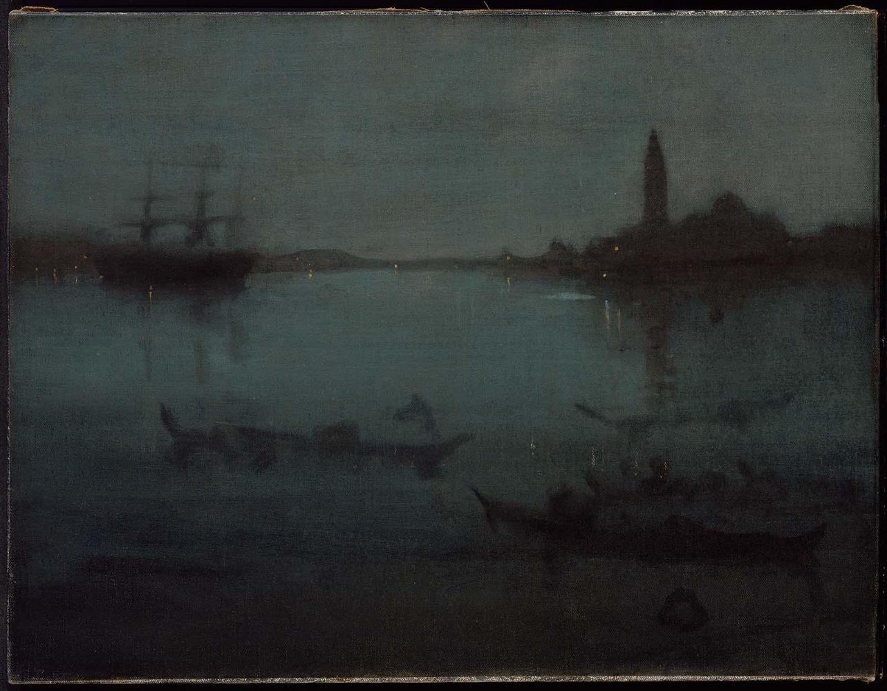 Nocturne in Blue and Silver: The Lagoon, Venice