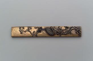 Kozuka with design of crane and pine tree