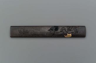 Kozuka with design of Chinnan Sennin and his dragon