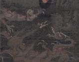 Dragons fighting in water