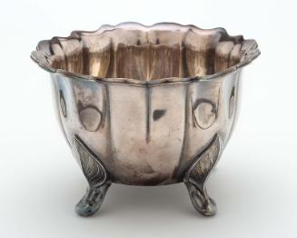 Footed waste bowl