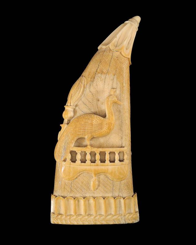 Scrimshaw (One of a pair)