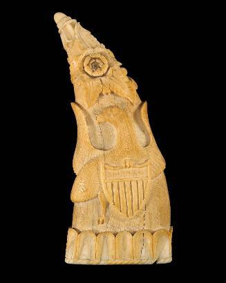 Scrimshaw (One of a pair)