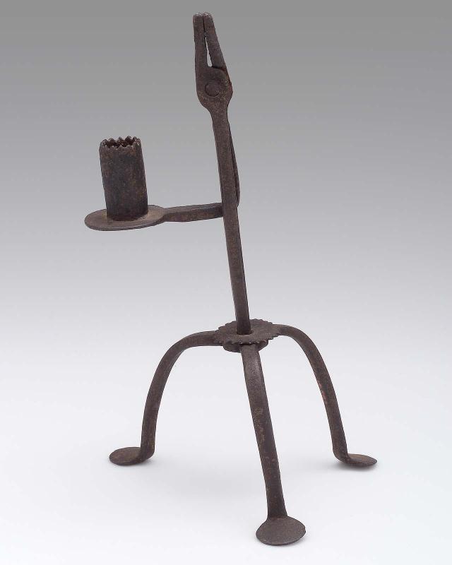 Candle holder and rush light holder
