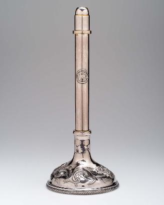 Silver-plated candlestick