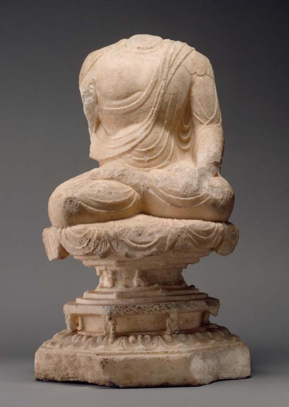 Torso of seated Buddha