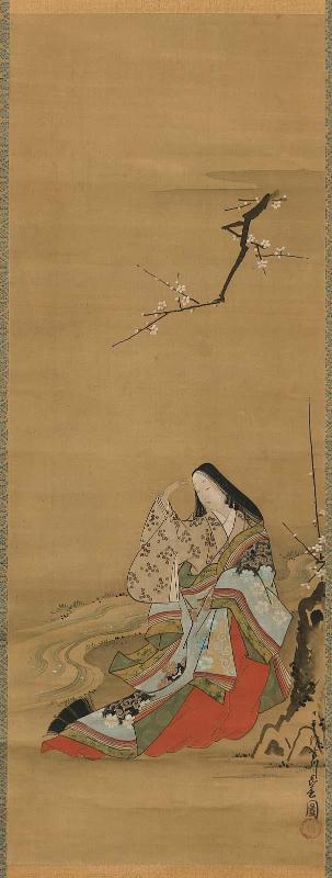 Court Lady Viewing Plum Blossoms