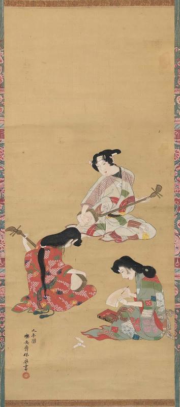 Genre Scenes (copy of the Hikone byôbu)