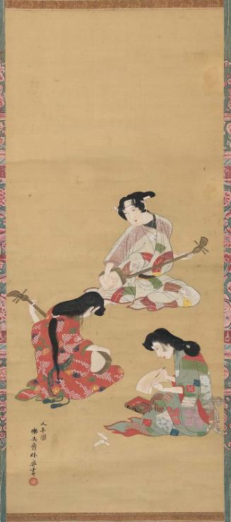 Genre Scenes (copy of the Hikone byôbu)