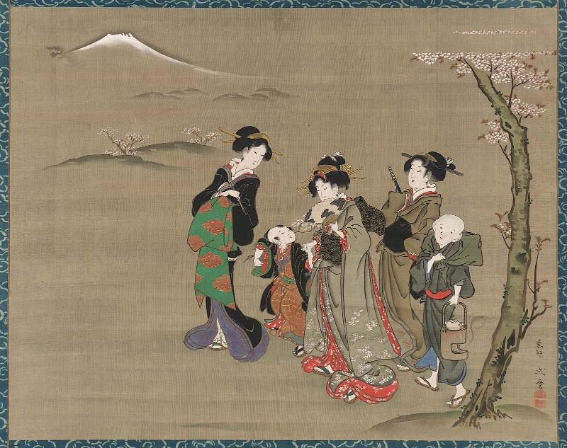 Outing to View the Cherry Blossoms
