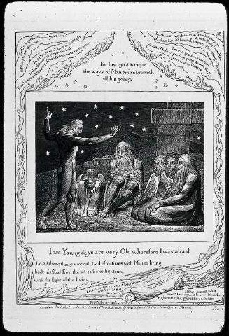 The Wrath of Elihu (Illustrations of the Book of Job, Plate 12)