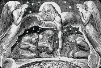 Behemoth and Leviathan (Illustrations of the Book of Job, Plate 15)