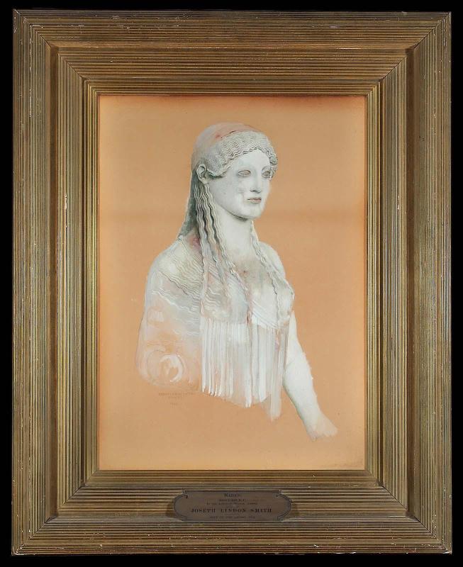 Archaic Greek statue of a maiden