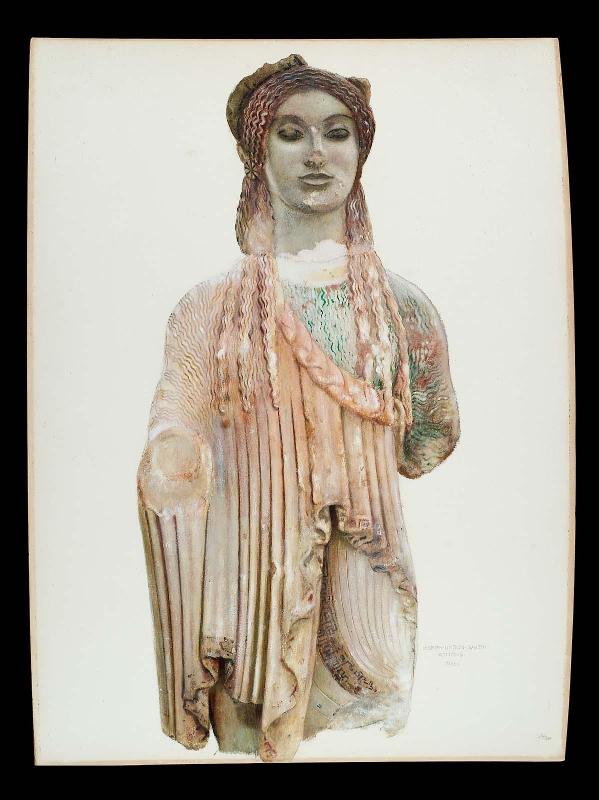 Archaic Greek Statuette of a Maiden