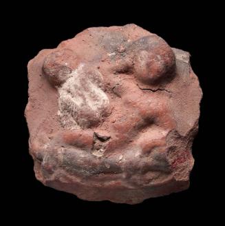 Fragment of a relief ware goblet with an erotic scene