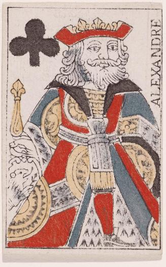 Playing Card: The King of Clubs (Alexandre)
