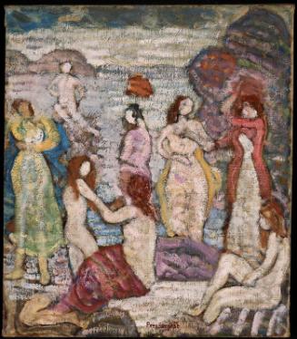 Eight Bathers