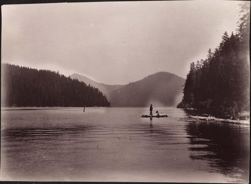 Spirit Lake, north of Mount Hood, 3000 ft. up