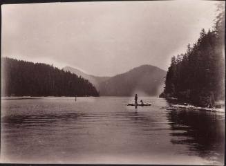 Spirit Lake, north of Mount Hood, 3000 ft. up