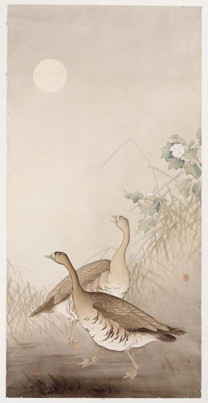 Geese in Moonlight