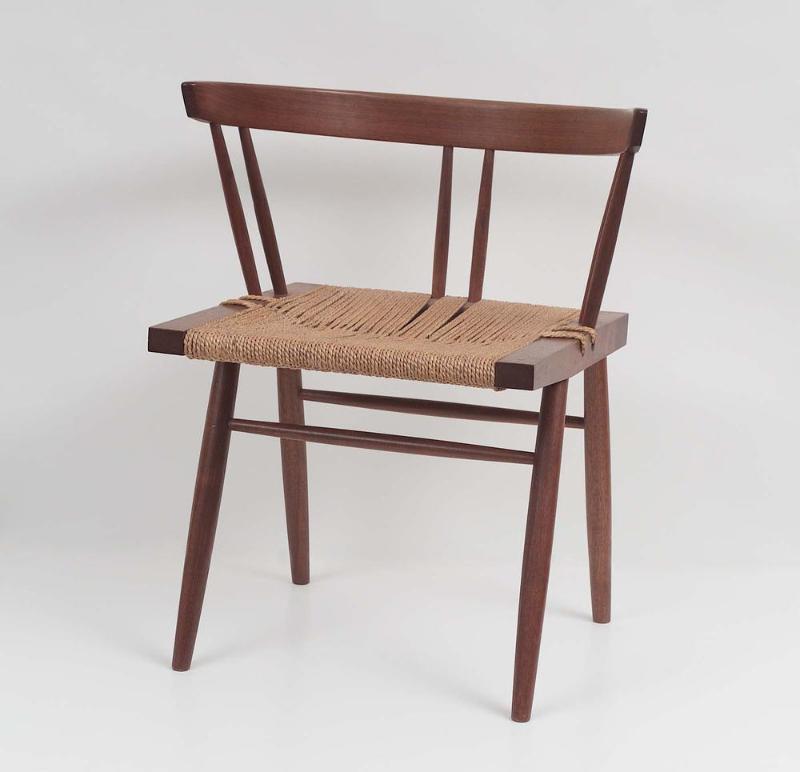 Grass-seated chair
