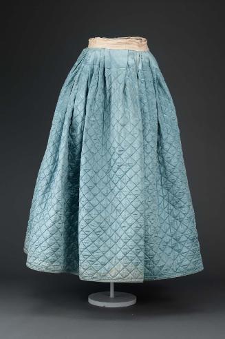 Woman's quilted petticoat