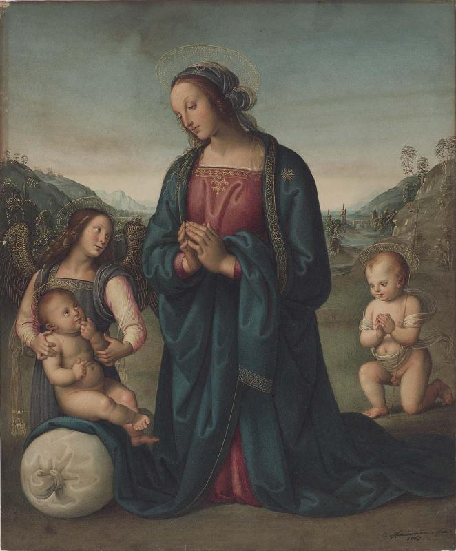 The Virgin and the Infant Baptist Adoring the Child Christ