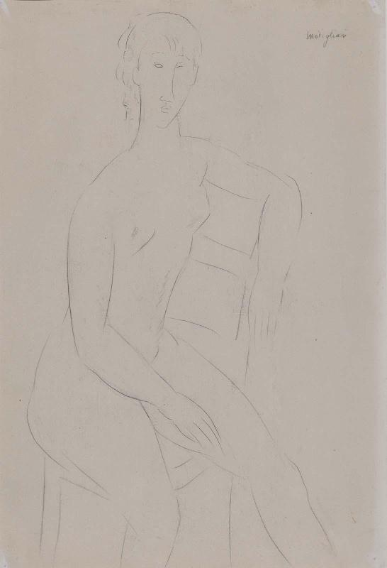 Study of a Seated Nude
