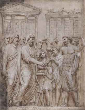 Sacrifice of Marcus Aurelius before the Temple of Jupiter Capitolinus