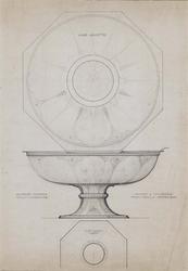 Design for a Silver Fruitbowl