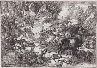 Medoro and Cloridano Defending Themselves Against the Scottish Army