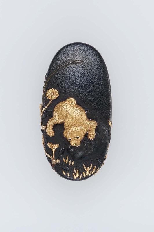 Kojiri with design of puppies playing