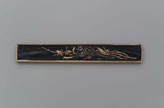 Kozuka with design of sprays of narcissus (suisen) and plum