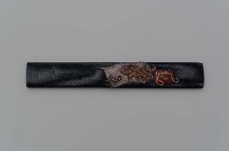 Kozuka with design of millet, basket and mat