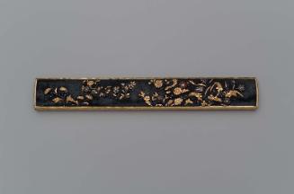 Kozuka with design of autumn plants