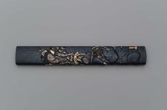 Kozuka with design of Chinese woman having her portrait painted