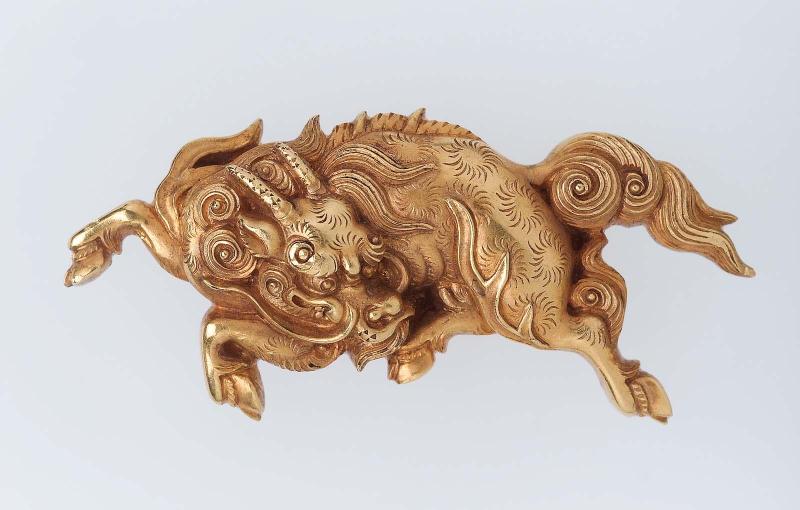 Menuki in the form of a kirin