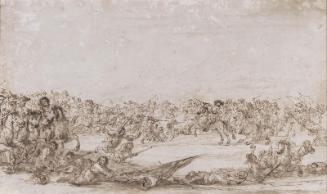 Battle Scene with Fallen Standard