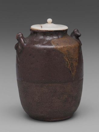 Tea caddy with ivory lid