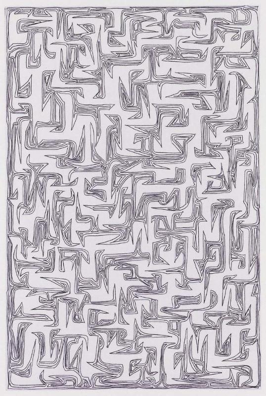 Untitled (Connected Hooks), from the portfolio Nine Prints
