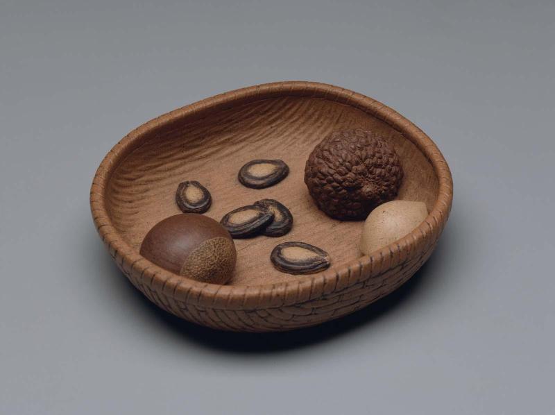 Basket with nuts