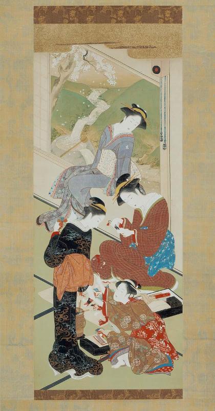 Four Women Making Dolls