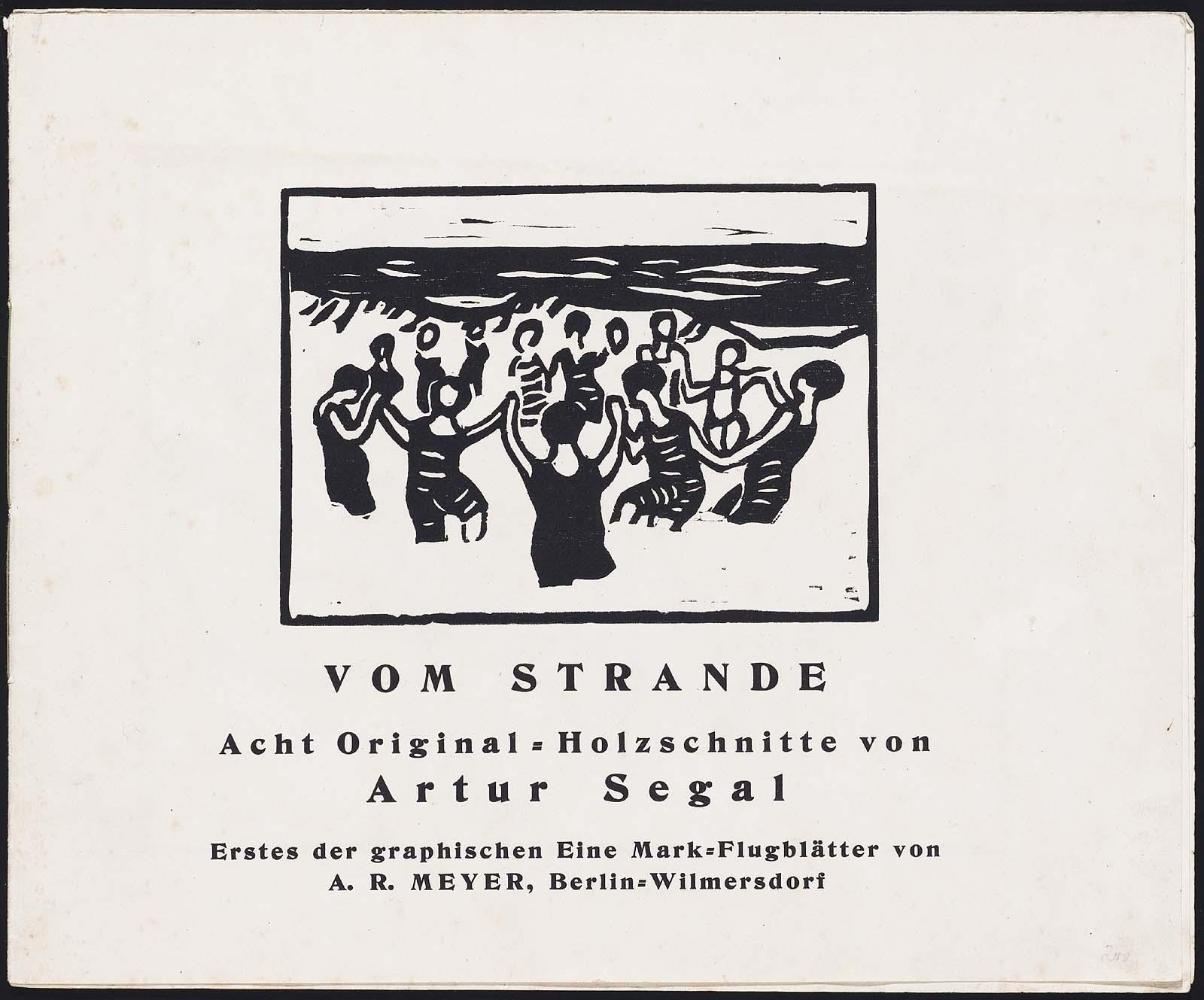 From the Beach (Vom Strande); from the series, First of the One Mark Graphic Arts Pamphlets (Erstes der graphischen Eine Mark-Flugblätter)