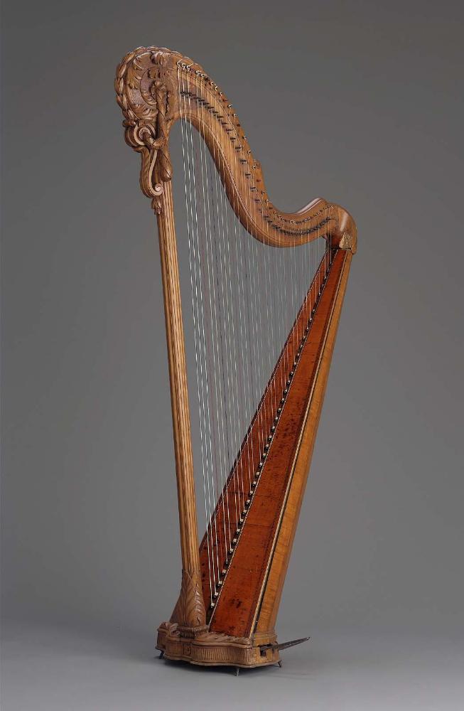 Pedal harp