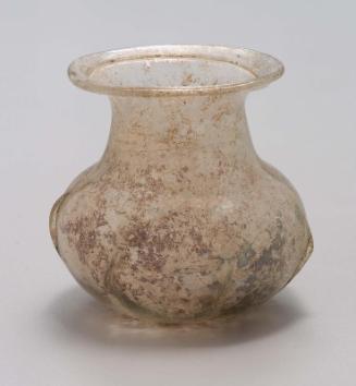 Jar with pinched ribs